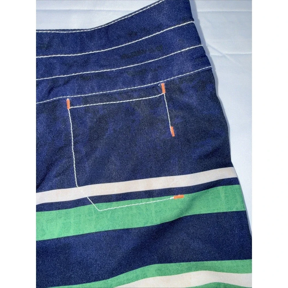 Sperry‎ Top-Sider striped swim trunks board shorts, men's size 38